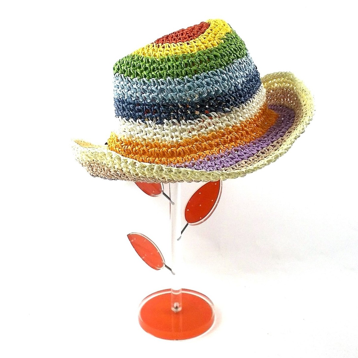 DRESHOW Donne Protezione Solare Cappello da Sole UV Paglia da Cappello Della Cappello da Spiaggia Estate Cappello di Paglia Cappuccio UPF 50