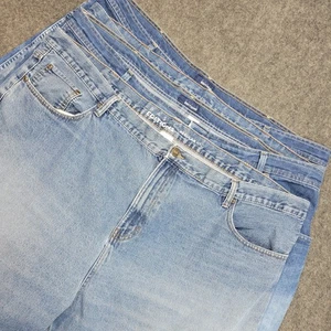 Basic Editions Jeans Mens 50x29 Blue Regular Fit Streetwear Big & Tall LOT (4) - Picture 1 of 9