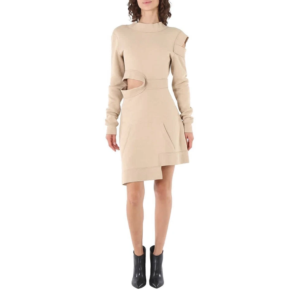 Burberry Vestido Sudadera Recortado en Galleta Hecho en Italia Talla US2 Foto 1 de 4