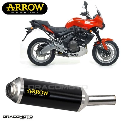Escape Kawasaki Versys 650 2009 2010 arrow aluminio negro MAXI RACE-TECH Foto 1 de 4