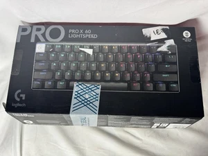 Logitech G PRO X 60 Lightspeed Wireless Gaming Keyboard - Picture 1 of 7