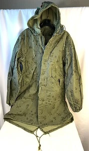 ~ US MILITÄR NACHT WÜSTE CAMO FISCHSCHWANZ PARKA IN GRÖSSE SMALL HERGESTELLT IN DEN USA! - Bild 1 von 5
