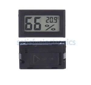 5PCS Digital LCD Thermometer Hygrometer Humidity Temperature Meter Indoor NEW - Picture 1 of 4