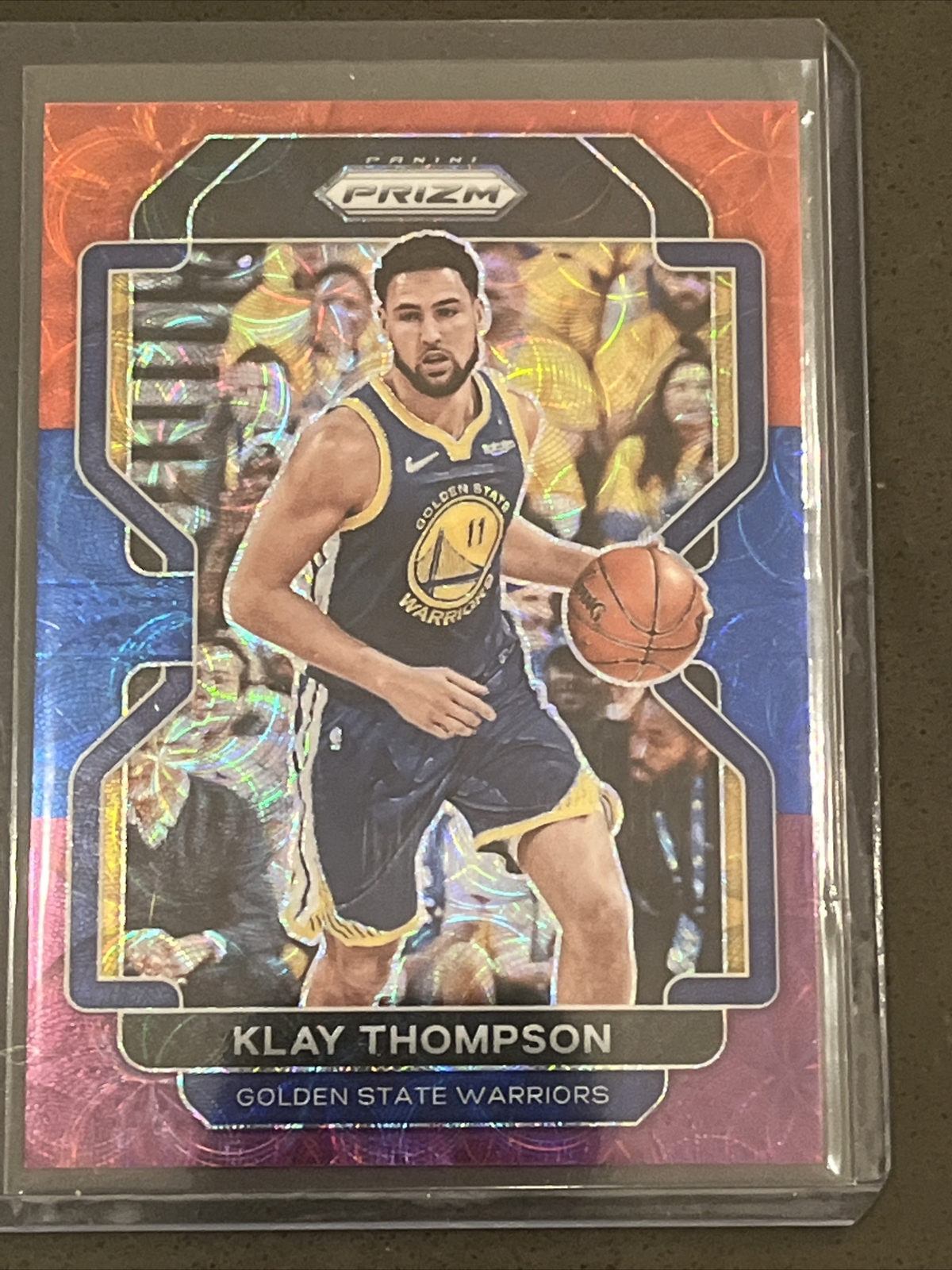 2021-22 prizm Klay Thompson choice red blue purple /15