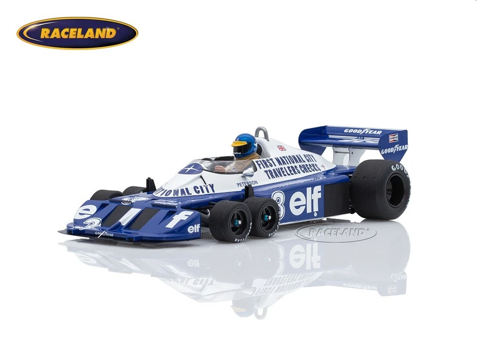Tyrrell P34 Cosworth V8 Sechsrad F1 elf GP Italien 1977 Peterson, Spark 1:18 - Bild 1 von 4