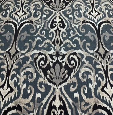 4 Yds  Magnolia Home Fabric Winchester Midnight  Drapery Upholstery  - Image 1 of 2