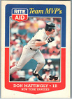 1988 Topps Rite-Aid Team MVP's Don Mattingly New York Yankees #22