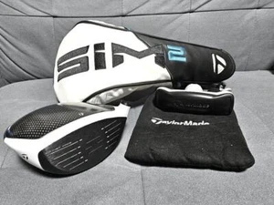 TaylorMade SIM2 MAX 9 Degree Driver Head Only Right-handed With Cover Used japan - Picture 1 of 10