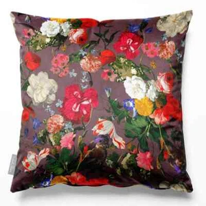 Luxury Designer Eco-Velvet Filled Cushion Sofa Garden Bouquet Many Colours/Sizes - Picture 1 of 56