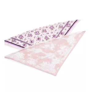 Steve Madden Juego de 2 Bufandas Bandana Púrpura-Floral/Beige Tie-Dye Algodón Nuevo con Etiquetas FUL-422 - Imagen 1 de 6