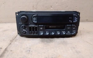 2002 CHRYSLER 300M AM FM CASSETTE RADIO W/O CD FACE ID -RBB - Picture 1 of 9