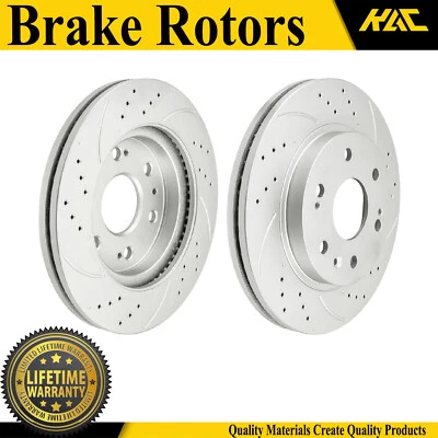 Pair Front Disc Brake Rotors for Chevrolet Tahoe 2007 2008 2009 2010 2011-2020 Foto 1 de 4