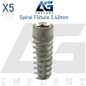 5 MOR sistema de accesorios en espiral de titanio prótesis Int hexágono 2,42 mm - Imagen 1 de 10