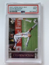 2007 David Beckham Upper Deck MLS Pitch Perfect PSA 9