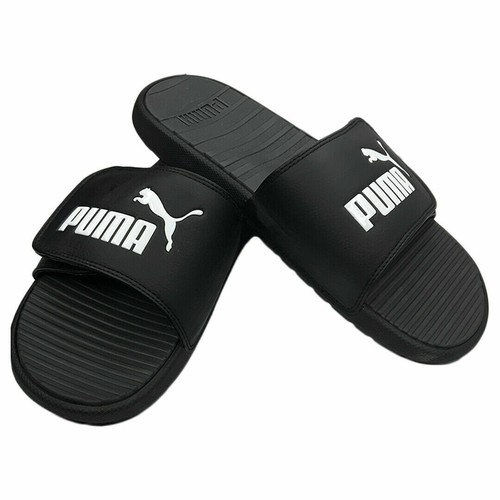 MSRP $51 99 NUOVI CON ETICHETTE PUMA COOL CAT V SPORT SANDALI NERI SLIP ON SLIDES DA UOMO TAGLIA 7