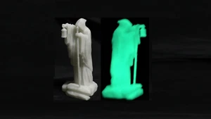 Led Zeppelin The Hermit brilla en la oscuridad - Imagen 1 de 4