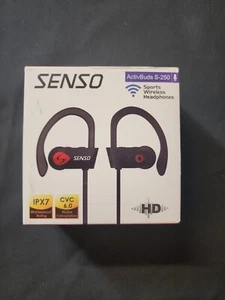 NEW! Senso ActivBuds S-250 Bluetooth Headset Complete New Open Box - Zdjęcie 1 z 1