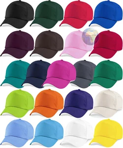Beechfield Children's Cap With Baseball Visor 5 Panels In Cotton - Picture 1 of 27