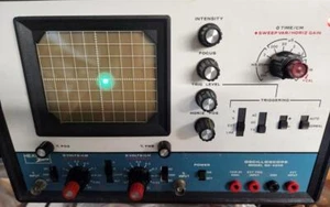 VINTAGE HEATHKIT MOD SO 4205 5 MHz DUAL TRACE OSCILLOSCOPE WORKING FREE US SHIPP - Picture 1 of 1