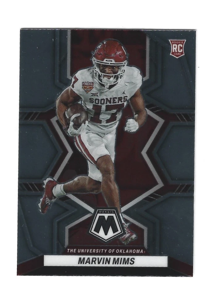 2023 Panini Mosaic Draft Picks Marvin Mims Base # 17 - Image 1 of 1