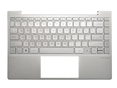 Nuevo Para HP ENVY 13-BA Estuche Superior Reposamanos EE. UU. Teclado Retroiluminado Plateado L96801-001 Foto 1 de 4