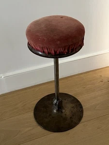 Vintage Industrial Metal Steampunk Engineers Stool. Very Good Condition - Picture 1 of 6