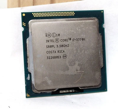 Procesador CPU Intel SR0PL Core i7-3770K 3,50 GHz cuatro núcleos 8 MB 5,0 GT/s LGA1155 Foto 1 de 4