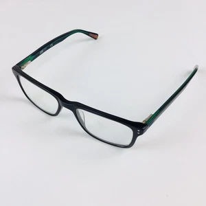 Nike 7240 Black Green Plastic Rectangle Eyeglasses Frames - Picture 1 of 6