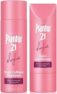 Plantur 21#longhair 200ml Shampoo and 175ml Conditioner Set for Long and Brillia