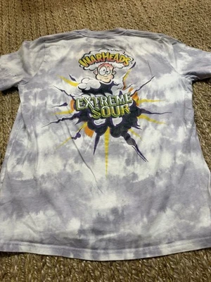 Abercrombie Kids Big Boys Warheads Purple Tie Dye Cotton T-Shirt Size 17/18 - Image 1 of 2