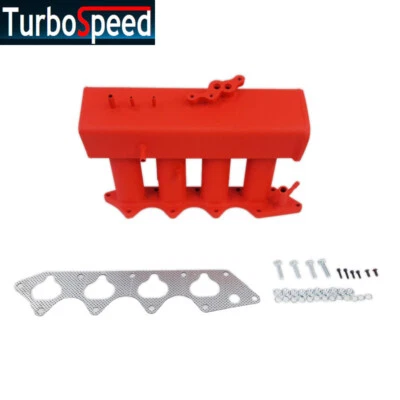 EMUSA  Red Intake Manifold Aluminum for 1994-2001 Acura Integra GS-R 1.8L - Image 1 of 4