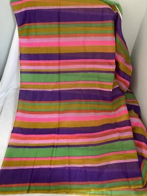 Vintage Samson & Abbott  Light Weight Fabric Bold Colors Vibrant 3 Yds X 44” - Image 1 of 4