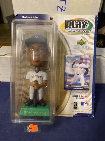 2001 MLB Edition Upper Deck Play Makers Pedro Martinez Bobble Head REX SOX - C05 Cover