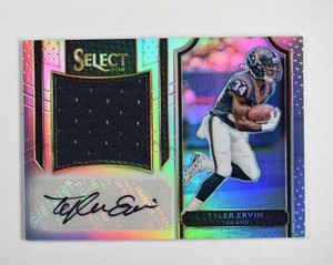 2016 Select Jumbo Rookie Signature Swatches Prizm #36 Tyler Ervin Auto /99