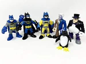 Imaginext DC Super Friends Lot 6 Batman Figures, Two-Face And Penguin. - Picture 1 of 1
