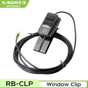 Nagoya RG-174 3M Window Clip Mount Bracket RB-CLP SMA-Female Coaxial Cable Mount - Picture 1 of 6