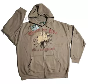 NWT Field & Stream Walk On The Wild Side Full Zip Hoody Jacket Men's XL Moose  - Picture 1 of 9