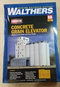 N Walthers Cornerstone 933-3225 Concrete Grain Elevator - Picture 1 of 2