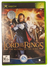 THE LORD OF THE RINGS: THE RETURN OF THE KING Game for Microsoft Xbox + Manual.
