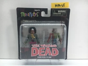 Minimates MICHONNE & ONE-EYED ZOMBIE Walking Dead Mini Figuras Diamante 2012 NUEVO - Imagen 1 de 6