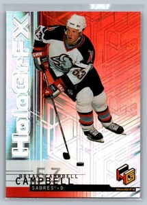 1999 Upper Deck HoloGrFX #7 Brian Campbell RC Buffalo Sabres