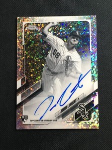 2021 TOPPS CHROME BLACK & WHITE MINI DIAMOND JIMMY LAMBERT RC AUTO #RA-JL