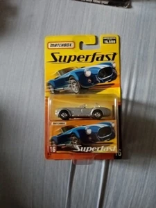 MATCHBOX SUPERFAST 1965 SHELBY COBRA 427 S/C GRAY SILVER RARE - Picture 1 of 1