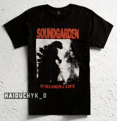 Soundgarden SCREAMING LIFE CHRIS CORNELL Unisex Black T-shirt Size S-5XL - Image 1 of 4