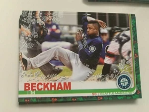 TIM BECKHAM 2019 Topps Walmart Holiday Baseball Lot x9 w Snowflake HW120 - Picture 1 of 1