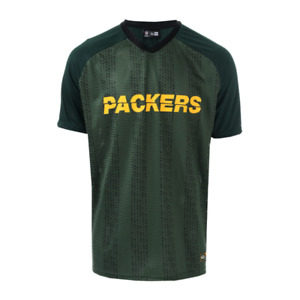 Green Bay Packers T-Shirt (Size S) Men's New Era NFL Wordmark Top - New