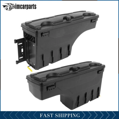 Caja de herramientas de almacenamiento de caja lateral L+R para Ford F250 F350 F450 Super Duty 1999-2016 Foto 1 de 4
