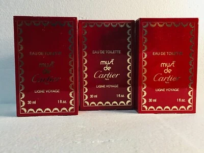 Must de Cartier Cartier for Women Eau de Toilette Splash 3x30ml New in Box - Image 1 of 4