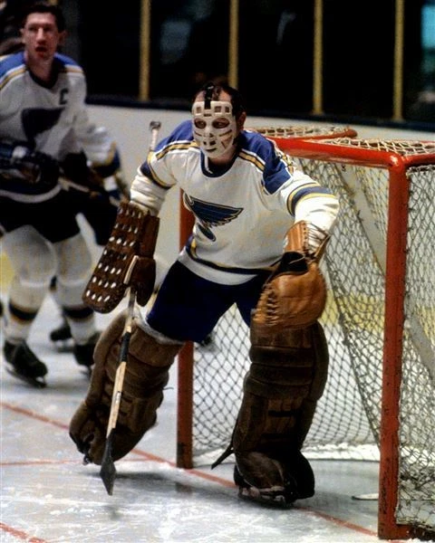 Foto de 8x10 de Glenn Hall St Louis Blues Foto 1 de 1
