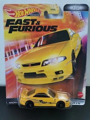 HOT WHEELS NISSAN SKYLINE GT-R (BCNR33) Fast & Furious - Immagine 1 di 4